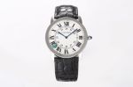 Ronde De Cartier Imported Quartz Movement 36mm for Large 29.5mm for Small WG/RG Case Watch